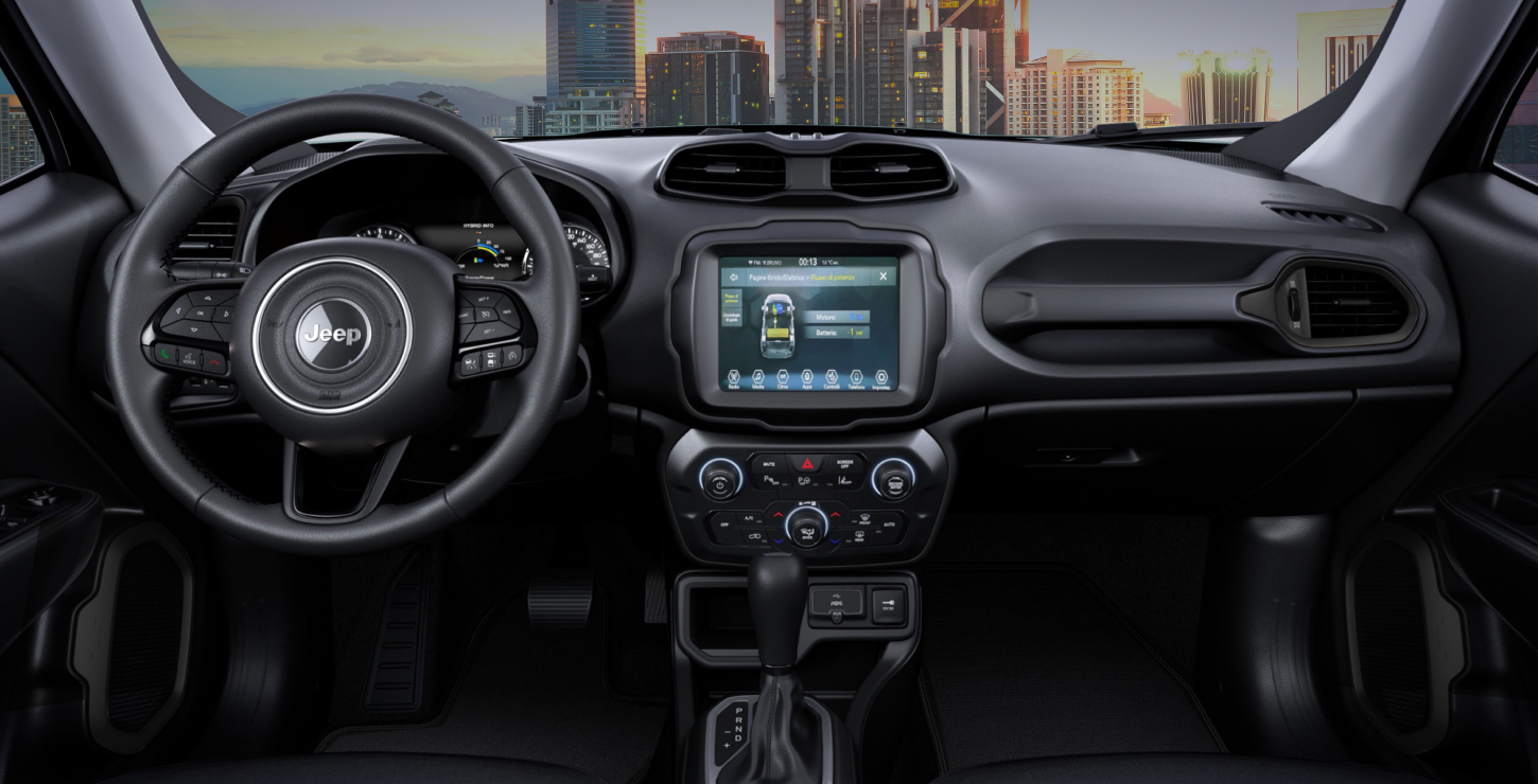 Der Neue Jeep Renegade E Hybrid Interieur Jeep